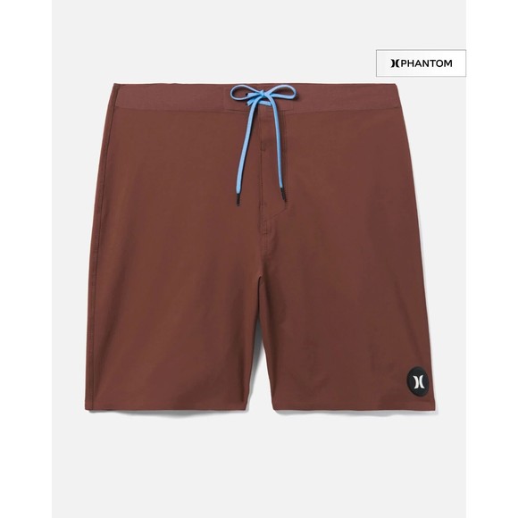 Hurley Other - Hurley Phantom + Tailgate Renegade Board Shorts 18" Mens 29 Brown Stretch NEW